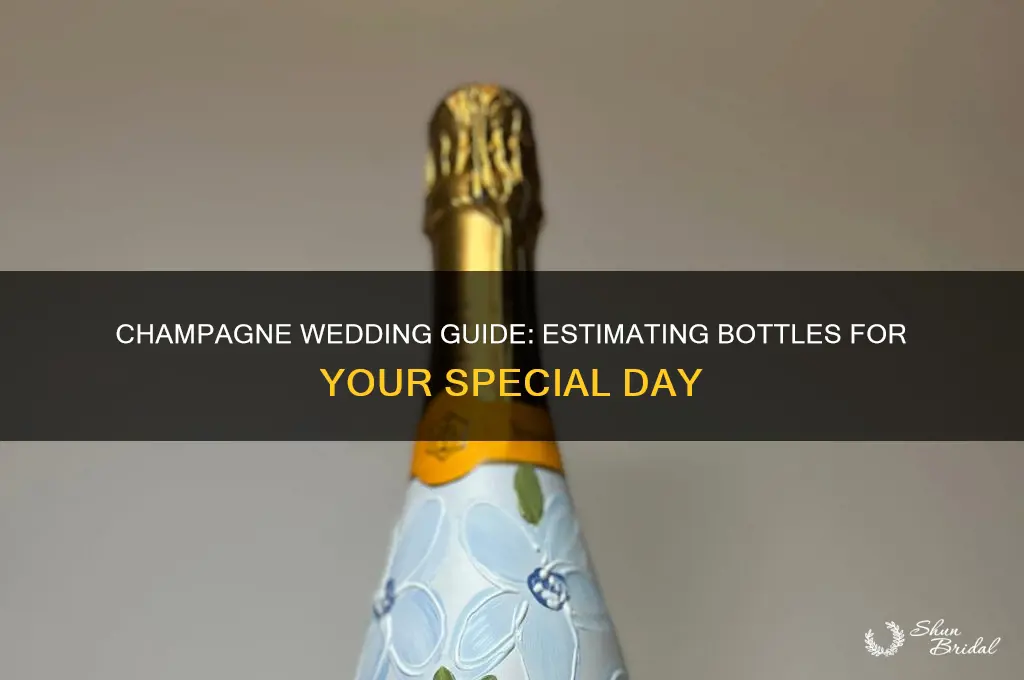 how many bpttles of champagne wedding