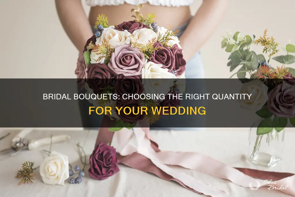 how many bridal bouquet needed in a wedding