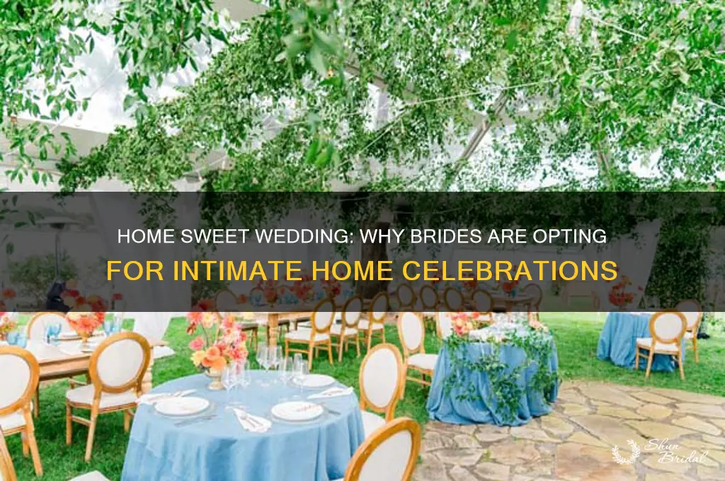 how many brides are choosing home weddings