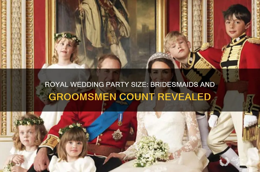how many bridesmaids and groomsmen were in the royal wedding