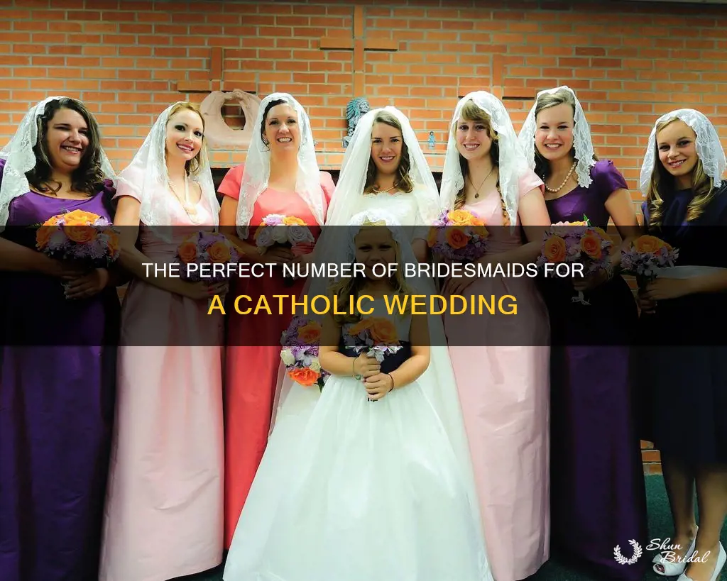 how many bridesmaids are in a catholic wedding