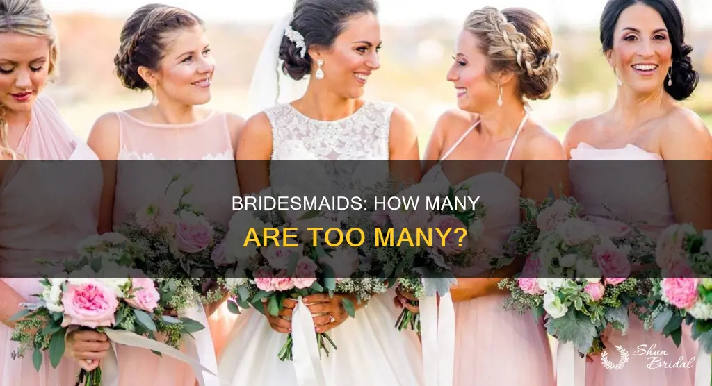 how many bridesmaids are in the average wedding