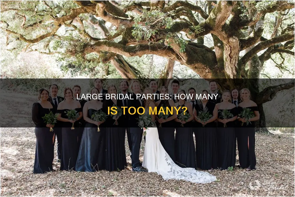 how many bridesmaids are too many