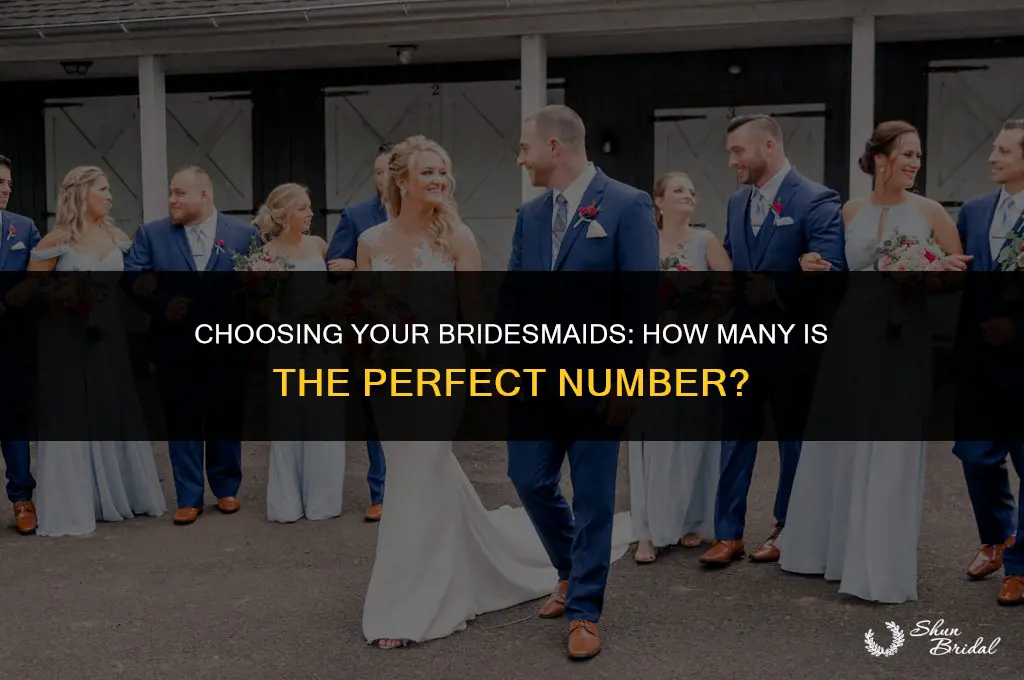 how many bridesmaids can a bride have