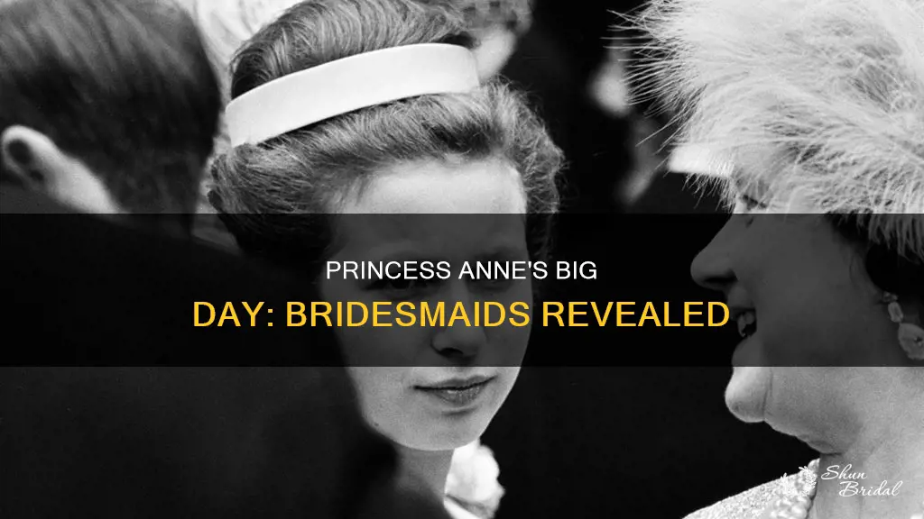 how many bridesmaids did princess anne have