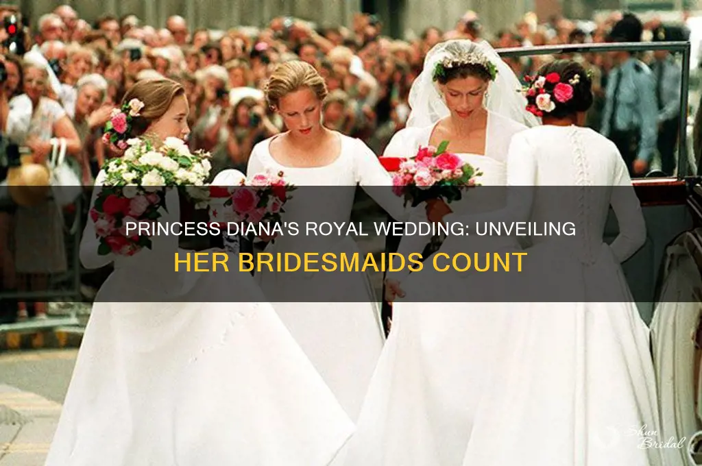 how many bridesmaids did princess diana have at her wedding