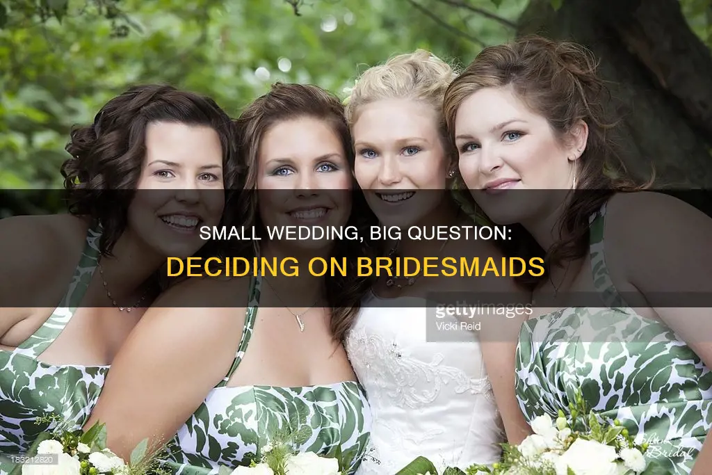 how many bridesmaids for a small wedding