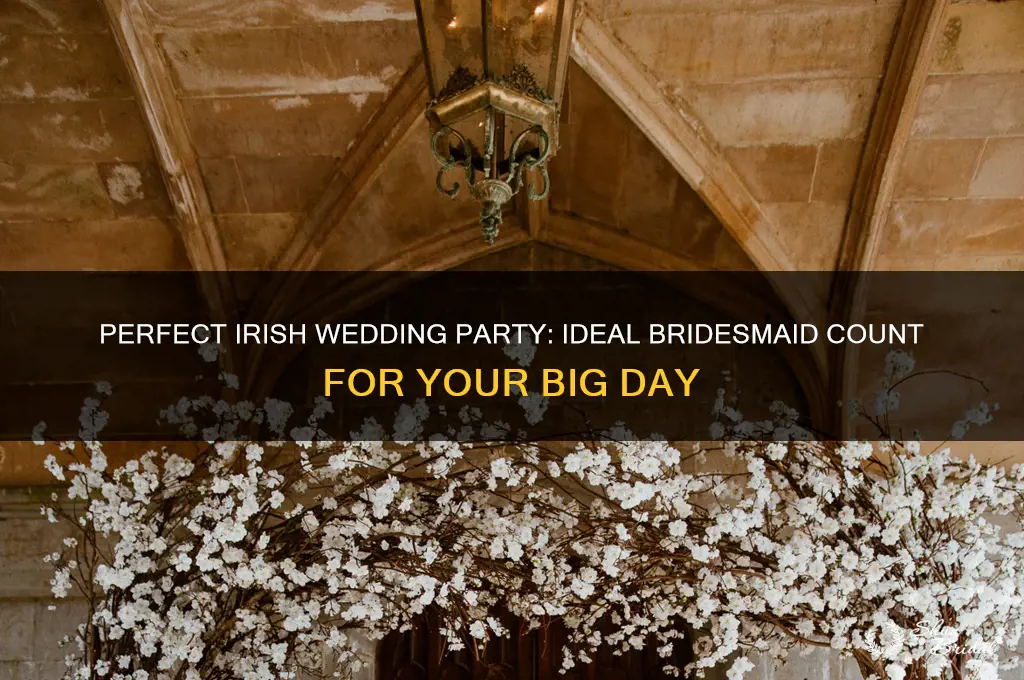 how many bridesmaids for irish wedding