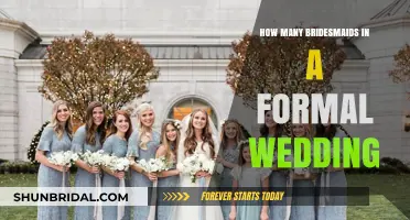 Ideal Bridesmaid Count for Elegant, Formal Wedding Celebrations