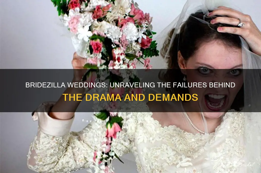 how many bridezilla weddings failed