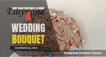 Creating a Wedding Bouquet with Multiple Brooches