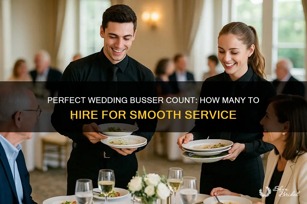 how many bussers are wedding