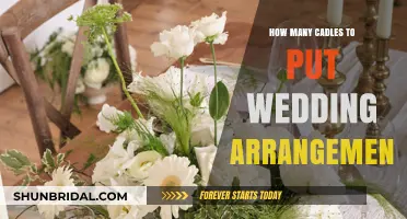 Candles for Wedding Decor: How Many?