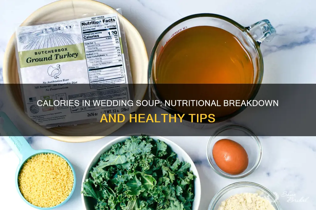 how many calories are in wedding soup