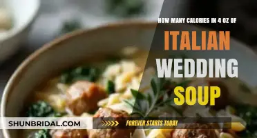 Calories in 4 Oz Italian Wedding Soup: Nutritional Breakdown