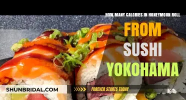 Honeymoon Roll Calories: Sushi Yokohama's Sweet Treat Nutritional Breakdown