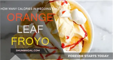 Calorie Counting: Wedding Cake vs. Orange Leaf Froyo