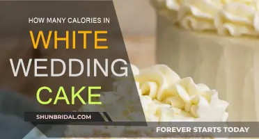 Calorie Counting: White Wedding Cake Edition