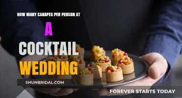 Perfect Canapé Portions: Planning Your Cocktail Wedding Reception