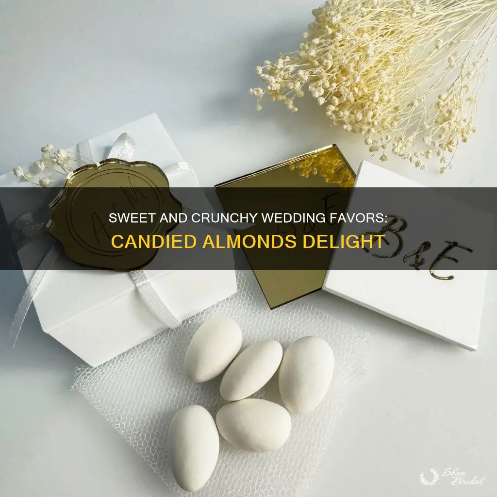 how many candied almonds do you use for wedding favors