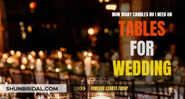 Candlelit Wedding Tables: How Many Candles Are Needed?