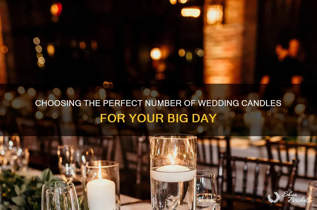 how many candles for wedding