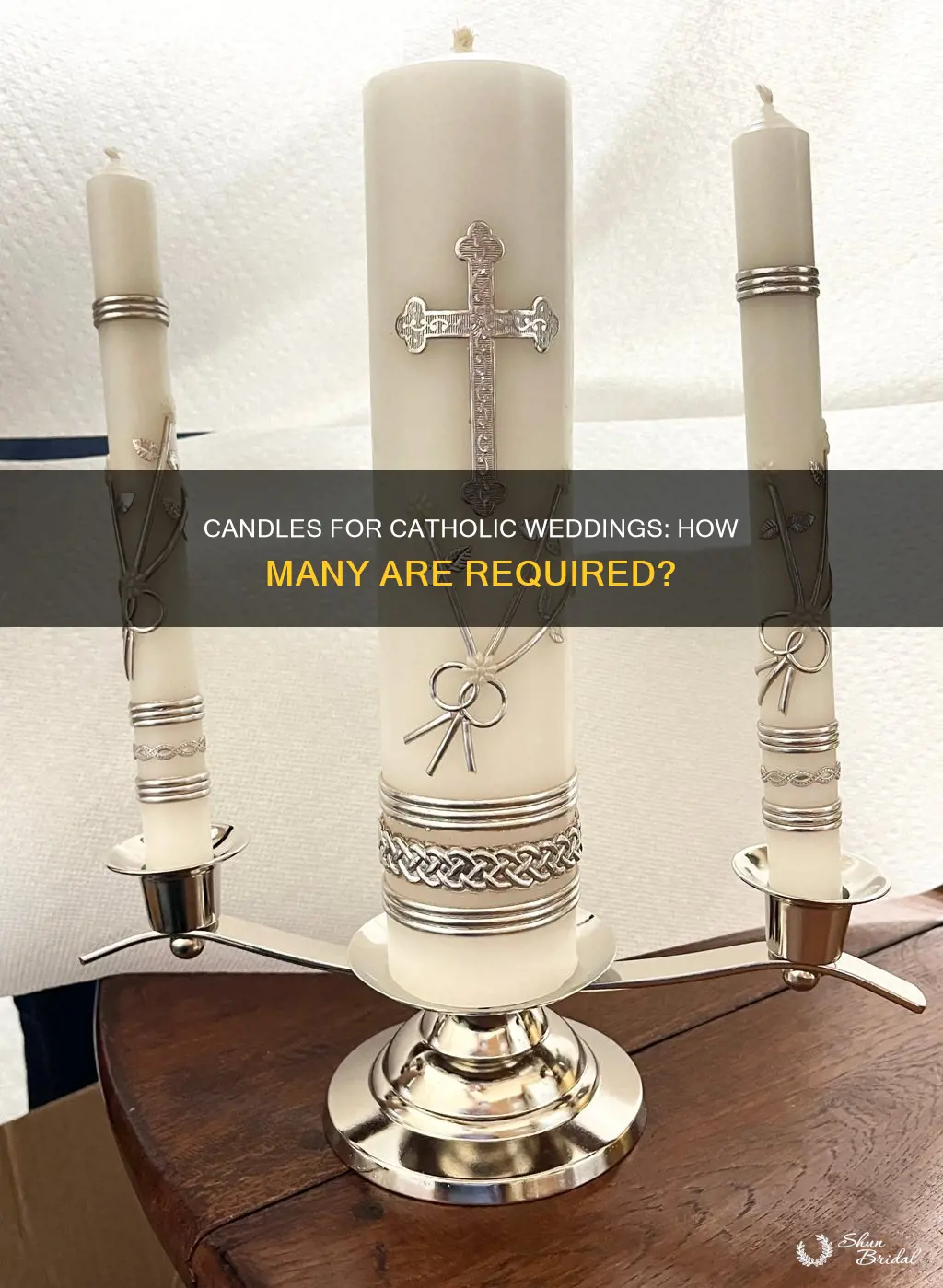 how many candles needed for catholic wedding