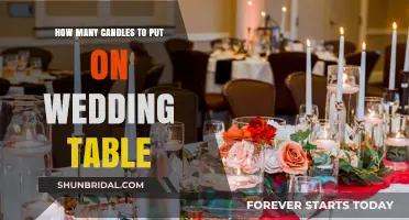 Wedding Table Decor: Candles, How Many?