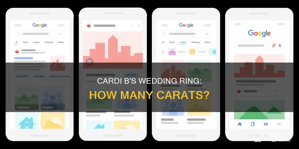 how many carats is cardi b wedding ring