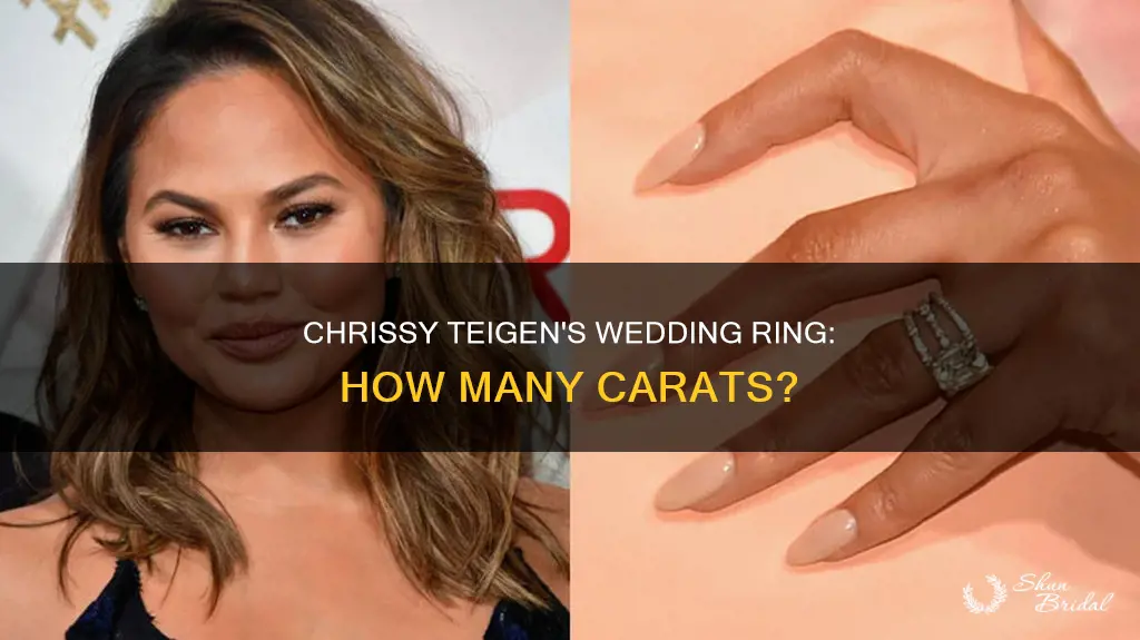 how many carats is chrissy teigen