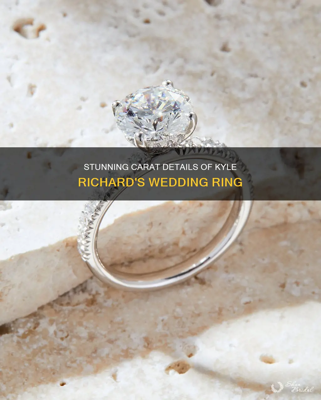 how many carats is kyle richards wedding ring