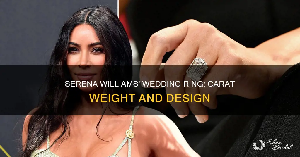 how many carats is serena williams wedding ring