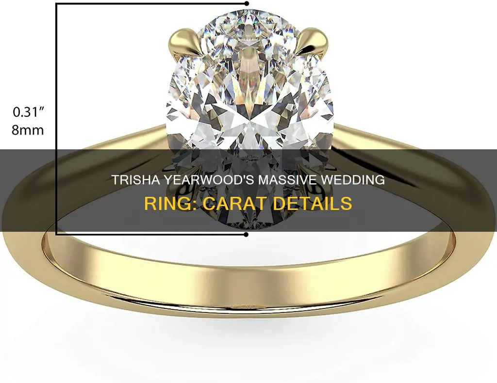 how many carats is trisha yearwood