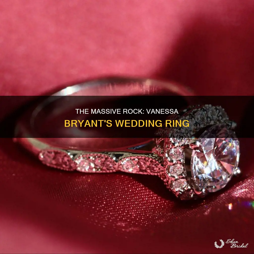 how many carats is vanessa bryant wedding ring