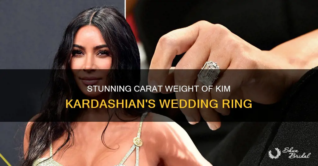 how many carats was kim kardashian