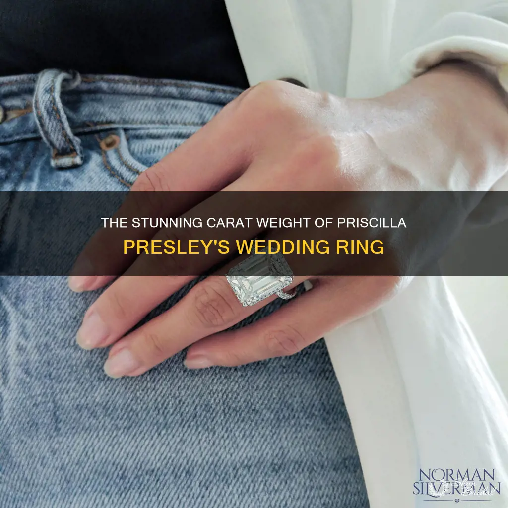 how many carats was priscilla presley