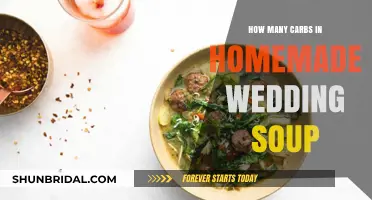 Carb Count in Homemade Wedding Soup: A Nutritional Breakdown