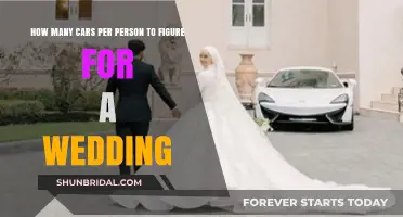 Calculating Wedding Car Needs: How Many Vehicles Per Guest?