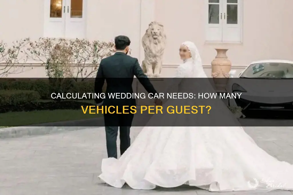 how many cars per person to figure for a wedding