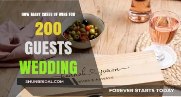 Perfect Pour: Estimating Wine Cases for 200 Wedding Guests