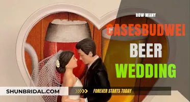 Budweiser Beer at Weddings: How Many Cases Should You Plan For?