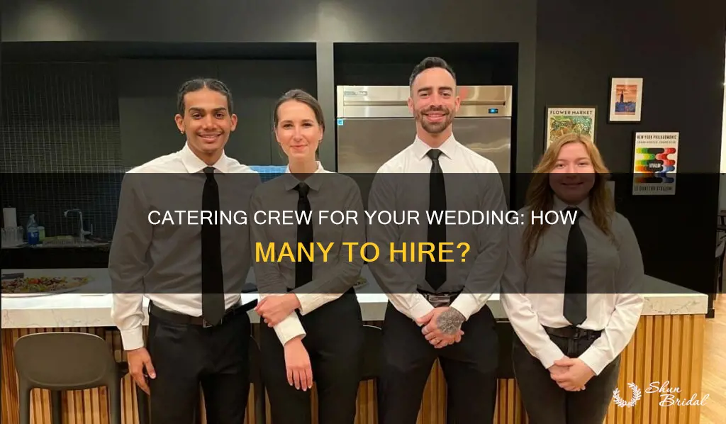 how many catering person do you need in a wedding