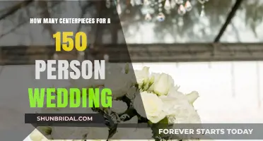 Perfect Centerpiece Count for Your 150-Guest Wedding Reception