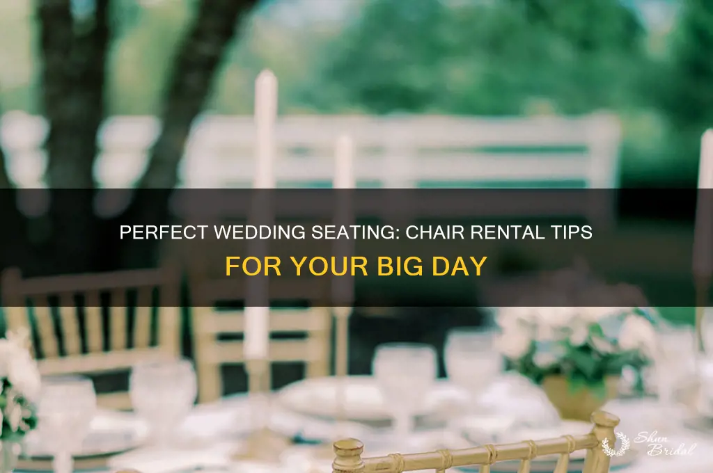 how many chairs to rent for a wedding