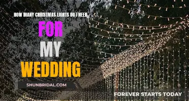 Christmas Lights: Wedding Décor, How Many Do I Need?