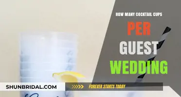 Perfect Wedding Cocktail Planning: Cups Per Guest Guide