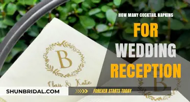 Cocktail Napkins: How Many for Your Wedding Reception?