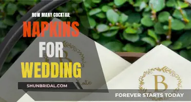 Cocktail Napkins for Weddings: How Many Do You Need?
