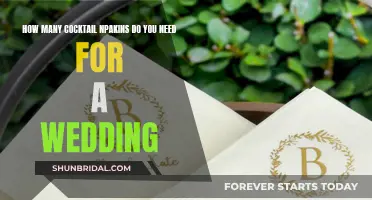 Cocktail Napkins: How Many for Your Wedding?