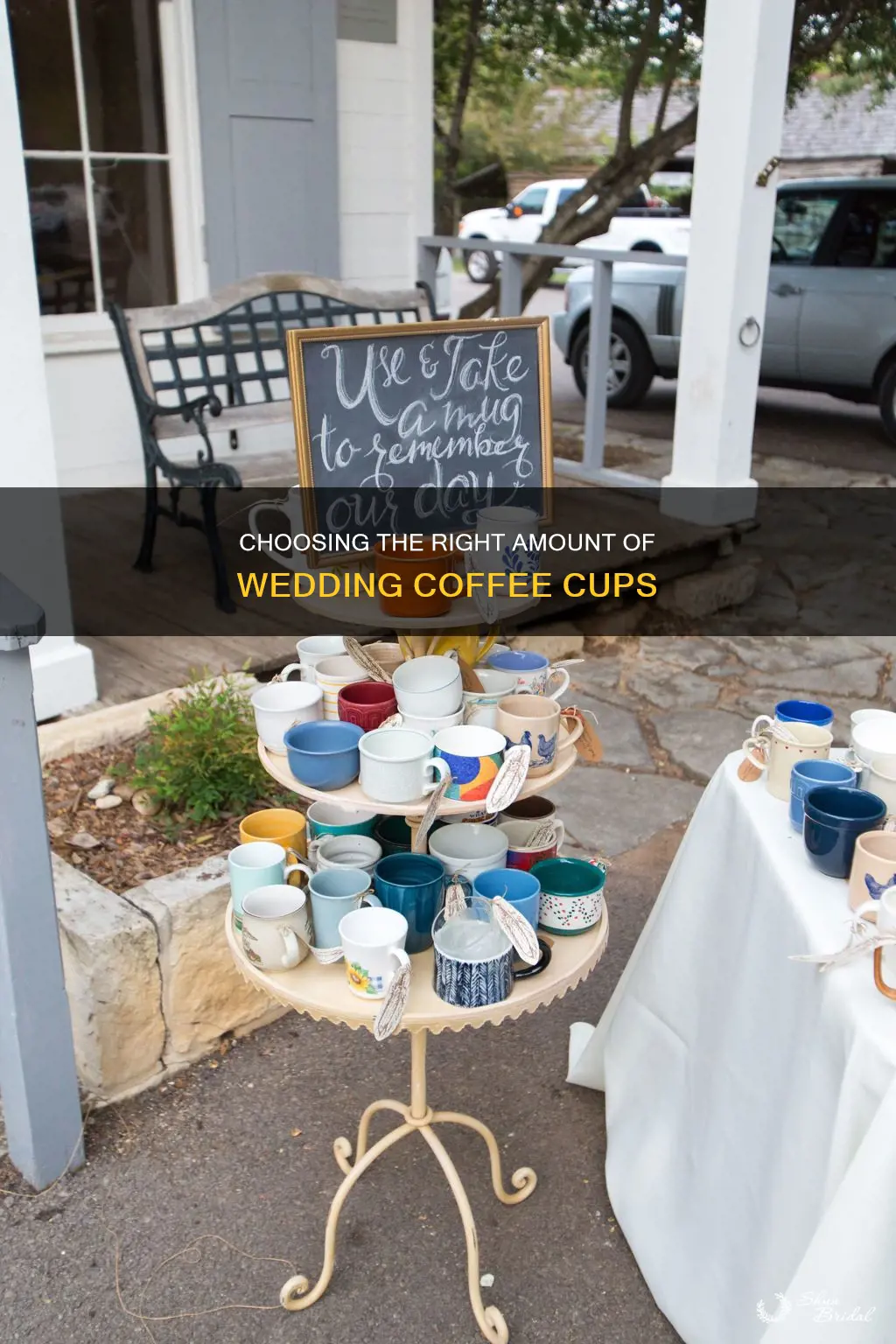 how many coffee cups for wedding
